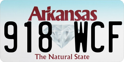 AR license plate 918WCF