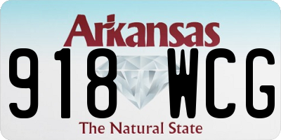 AR license plate 918WCG