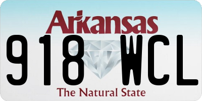 AR license plate 918WCL