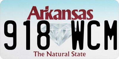 AR license plate 918WCM
