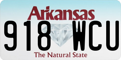 AR license plate 918WCU