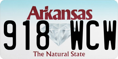 AR license plate 918WCW