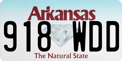 AR license plate 918WDD