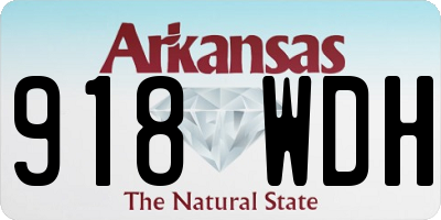 AR license plate 918WDH