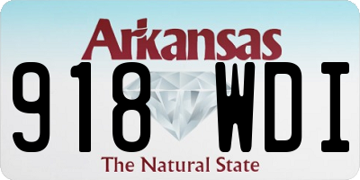 AR license plate 918WDI
