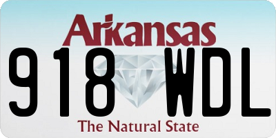 AR license plate 918WDL