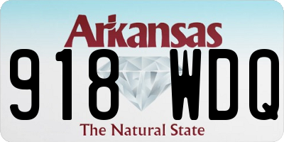 AR license plate 918WDQ