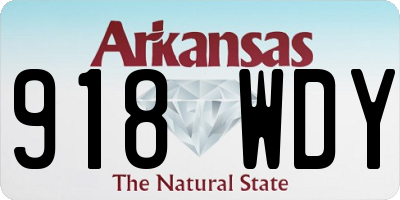 AR license plate 918WDY