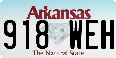 AR license plate 918WEH