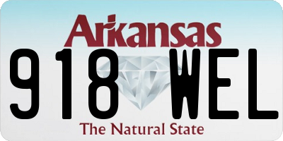 AR license plate 918WEL