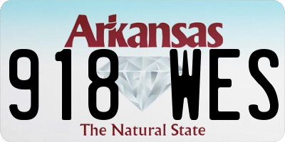 AR license plate 918WES