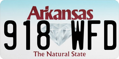 AR license plate 918WFD