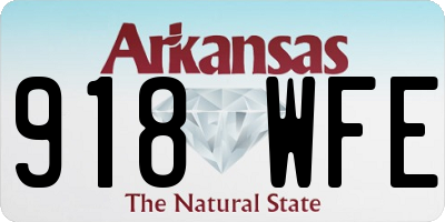 AR license plate 918WFE