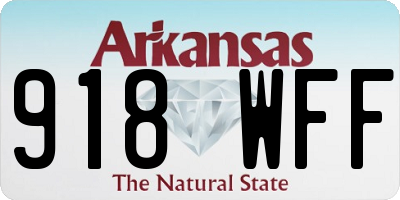 AR license plate 918WFF