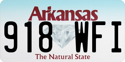 AR license plate 918WFI