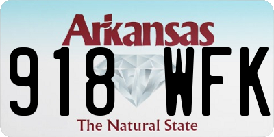 AR license plate 918WFK
