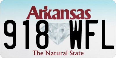 AR license plate 918WFL