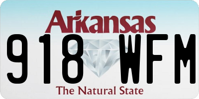 AR license plate 918WFM