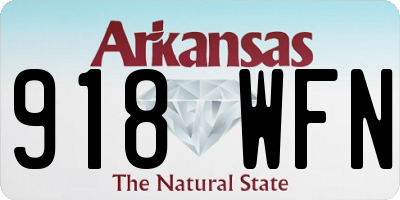 AR license plate 918WFN