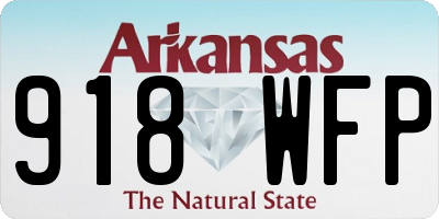 AR license plate 918WFP