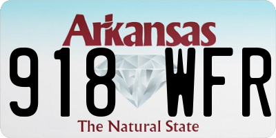 AR license plate 918WFR