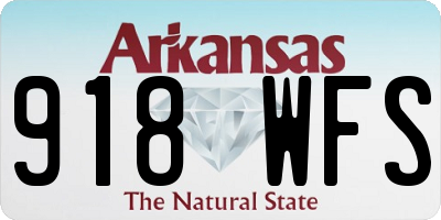 AR license plate 918WFS