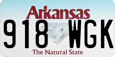 AR license plate 918WGK