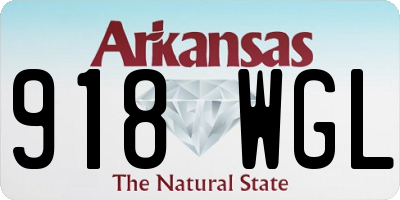 AR license plate 918WGL