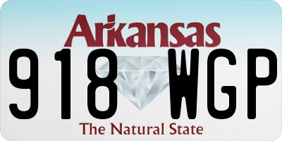 AR license plate 918WGP