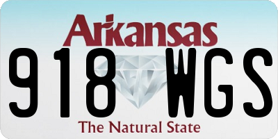 AR license plate 918WGS