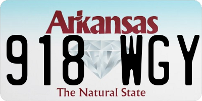 AR license plate 918WGY