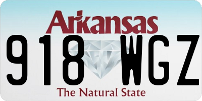 AR license plate 918WGZ