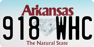 AR license plate 918WHC