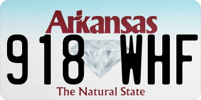 AR license plate 918WHF