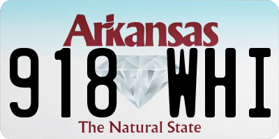 AR license plate 918WHI