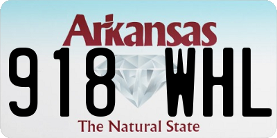 AR license plate 918WHL