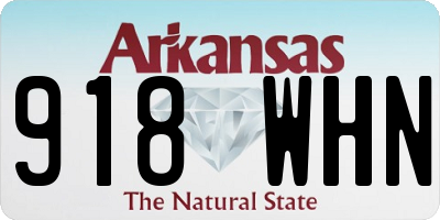 AR license plate 918WHN