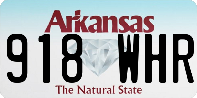 AR license plate 918WHR
