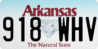 AR license plate 918WHV