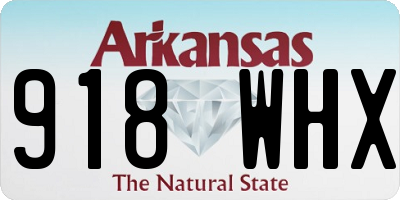 AR license plate 918WHX