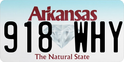 AR license plate 918WHY