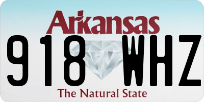 AR license plate 918WHZ