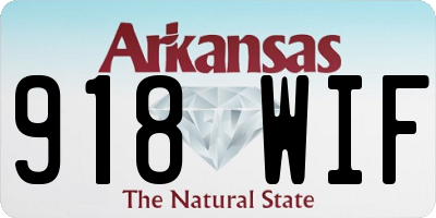 AR license plate 918WIF