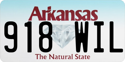 AR license plate 918WIL