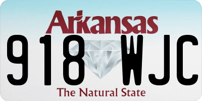 AR license plate 918WJC