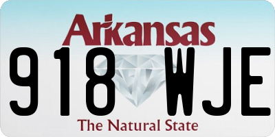 AR license plate 918WJE
