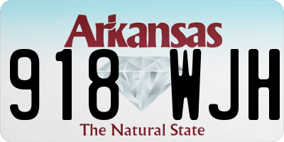AR license plate 918WJH