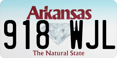AR license plate 918WJL