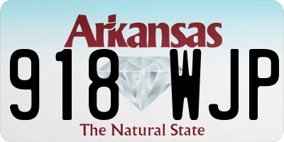 AR license plate 918WJP