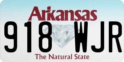 AR license plate 918WJR